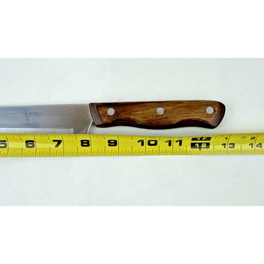 Hanford Forge Knife Serrated Wood Handle 8